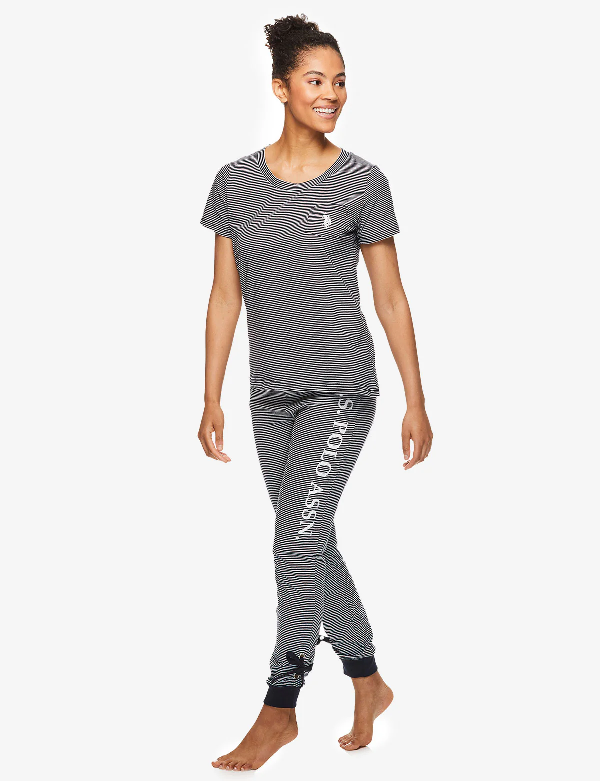 U.S. POLO ASSN. STRIPED LOUNGE SET