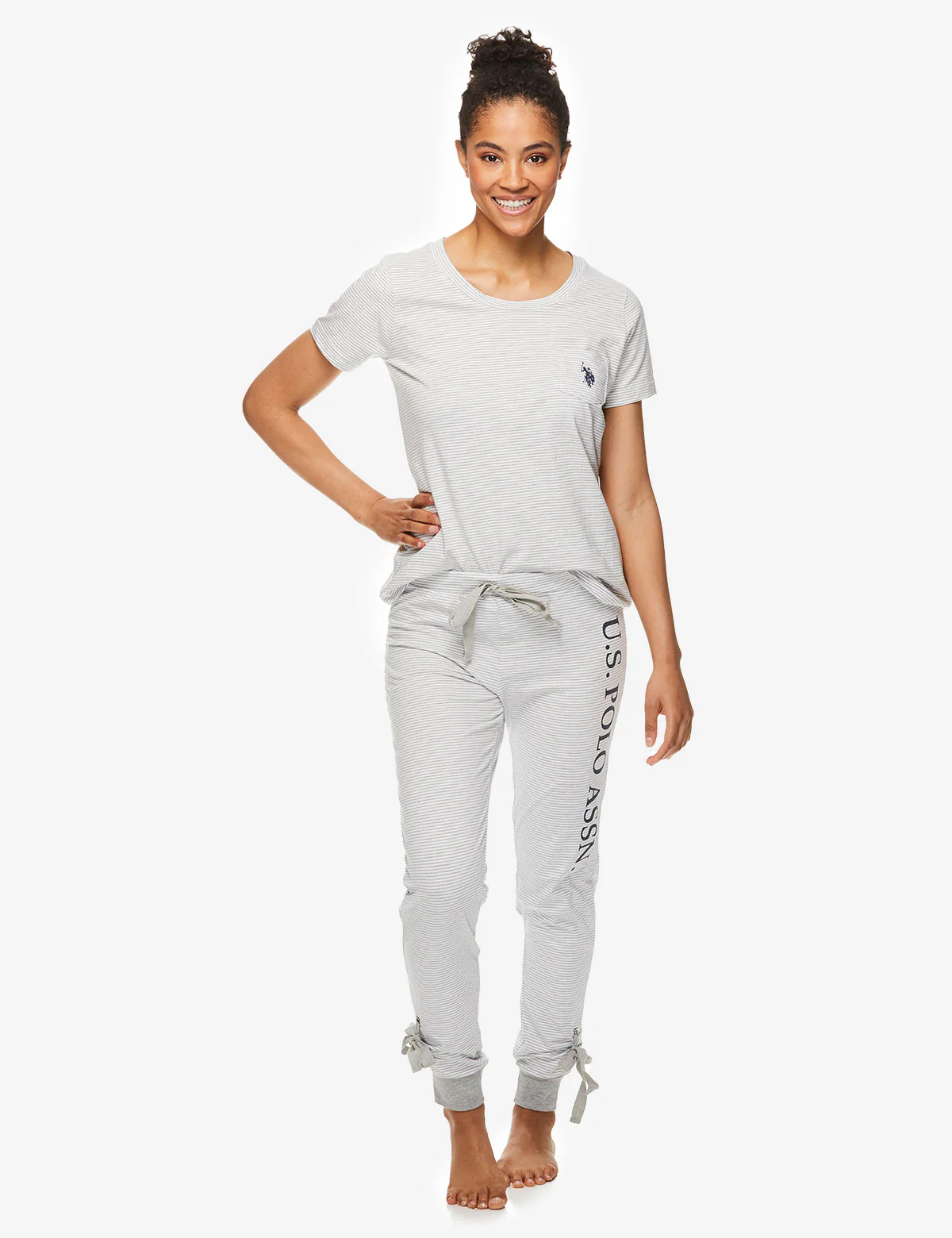 U.S. POLO ASSN. STRIPED LOUNGE SET - Image 9