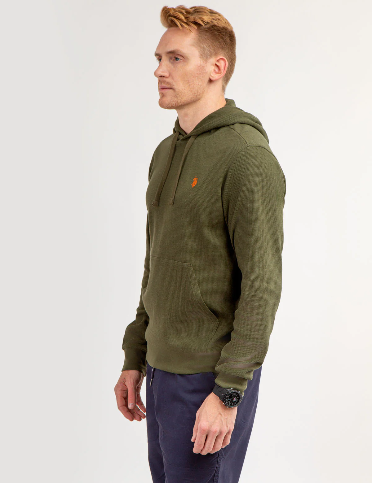 U.S. POLO ASSN. THERMAL PULLOVER HOODIE - Image 2