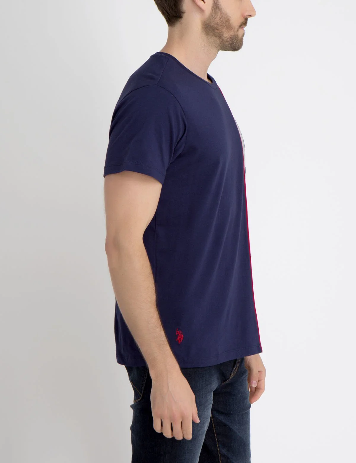 U.S. POLO ASSN. VERTICAL COLORBLOCK T-SHIRT - Image 3