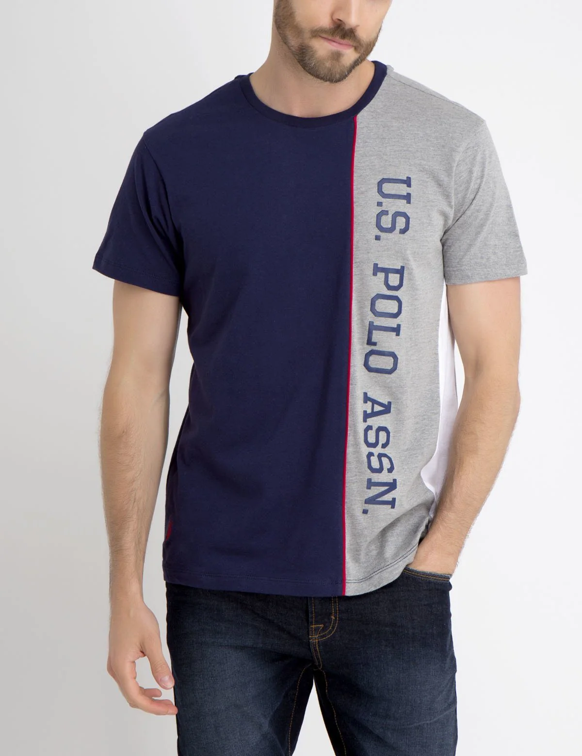 U.S. POLO ASSN. VERTICAL COLORBLOCK T-SHIRT - Image 5