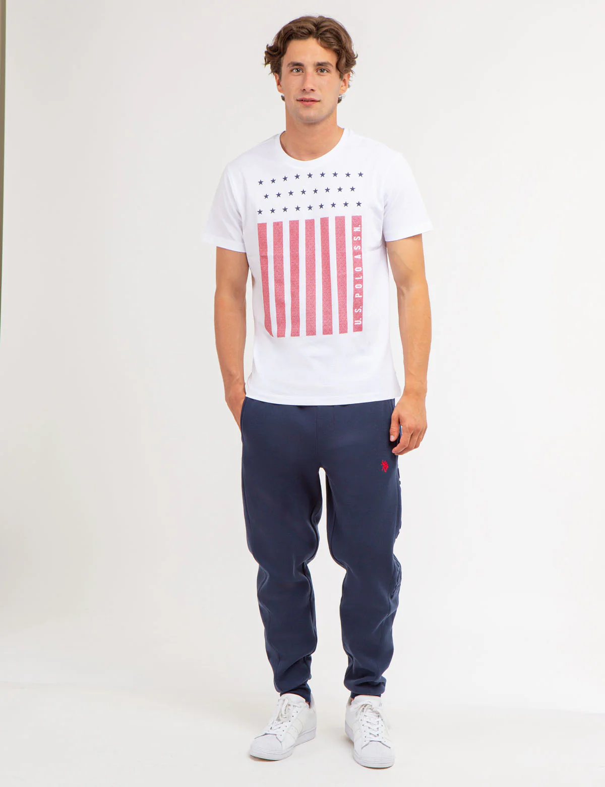 U.S. POLO ASSN. VERTICAL FLAG JERSEY T-SHIRT - Image 2