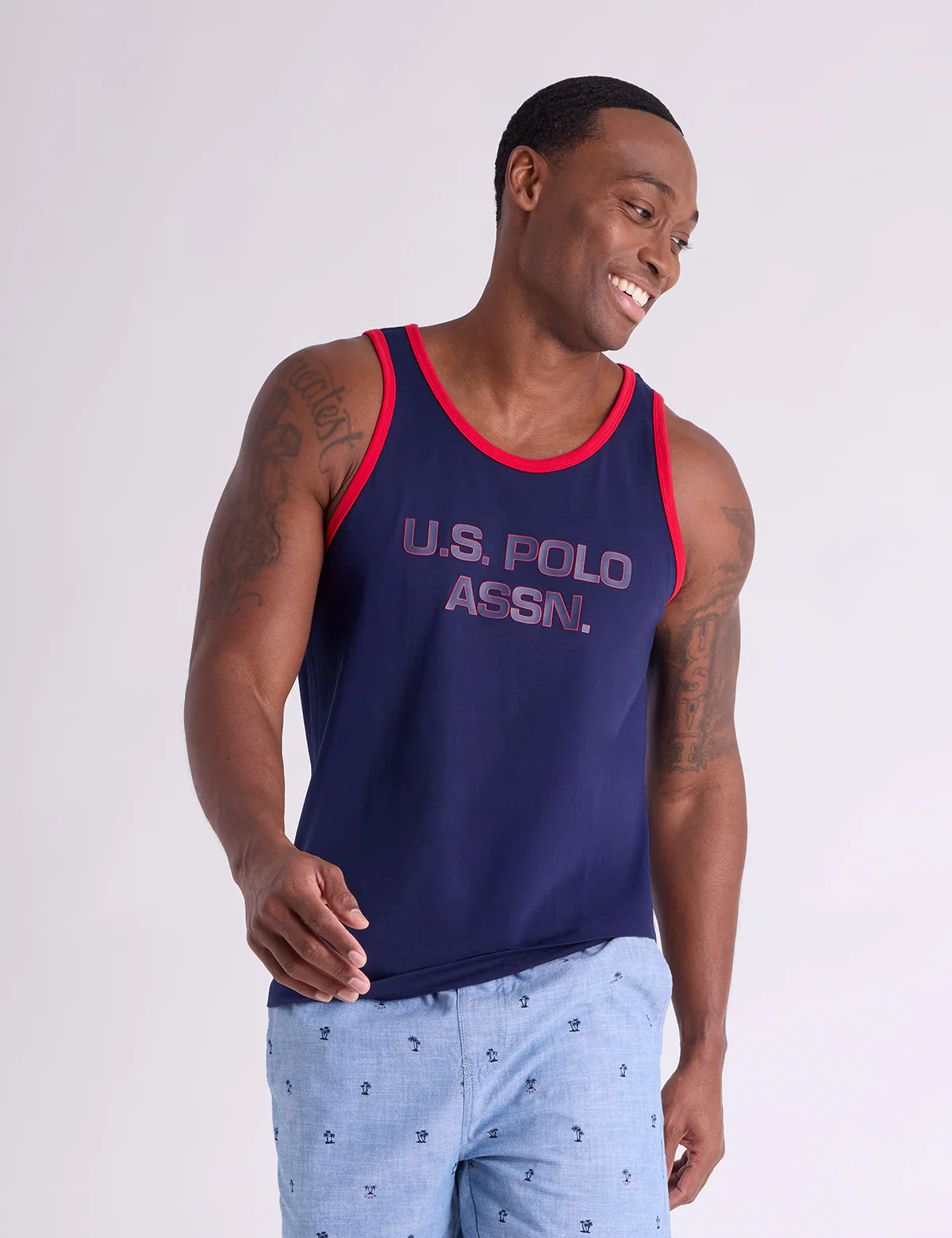 U.S. POLO ASSN. WORDMARK JERSEY TANK - Image 5