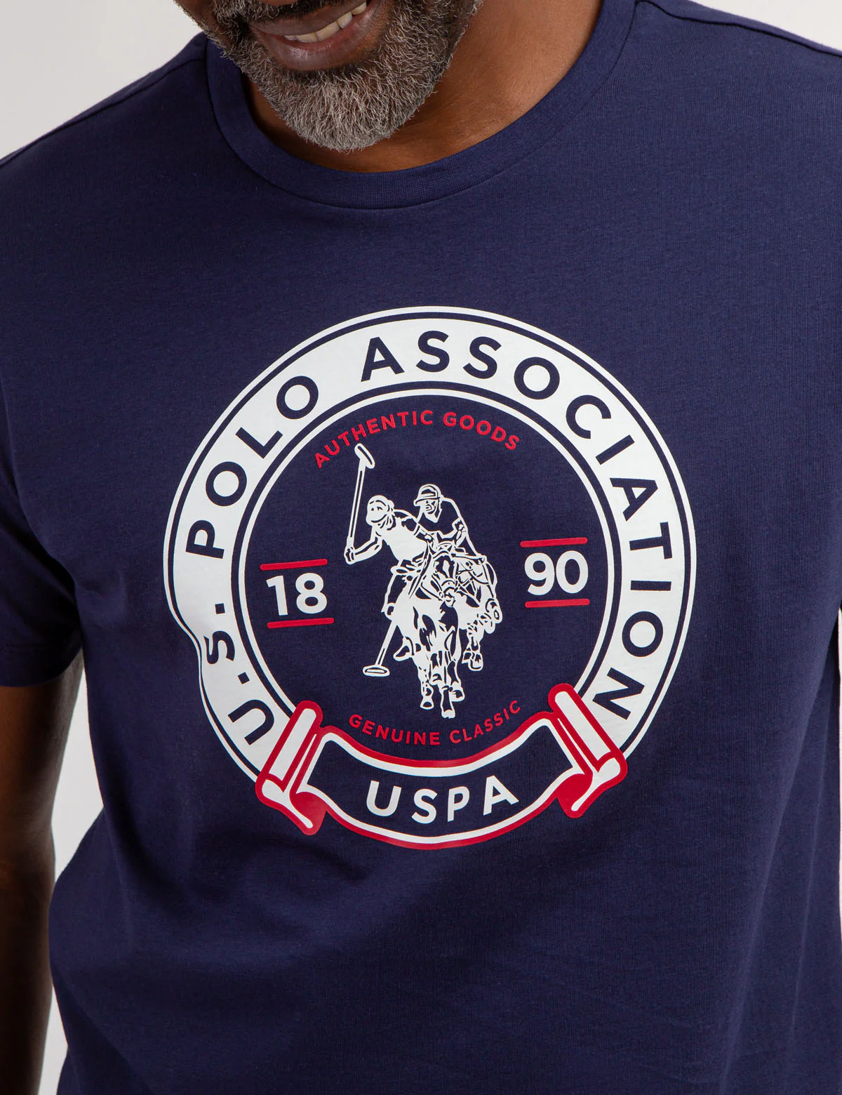 U.S. POLO ASSOCIATION ROUND GRAPHIC T-SHIRT - Image 2