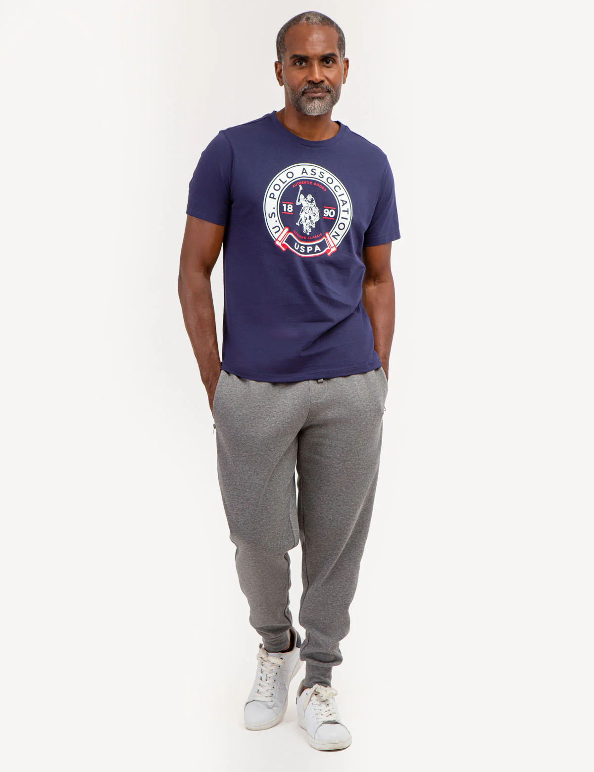 U.S. POLO ASSOCIATION ROUND GRAPHIC T-SHIRT - Image 3