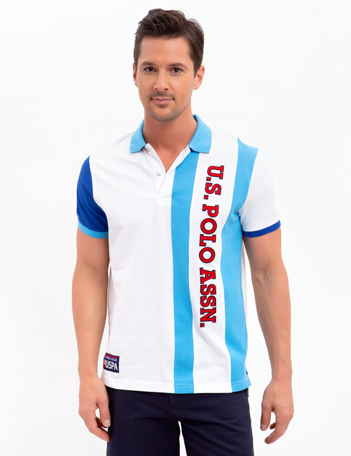 U.S. POLO ASSN. VERTICAL POLO SHIRT - Image 4
