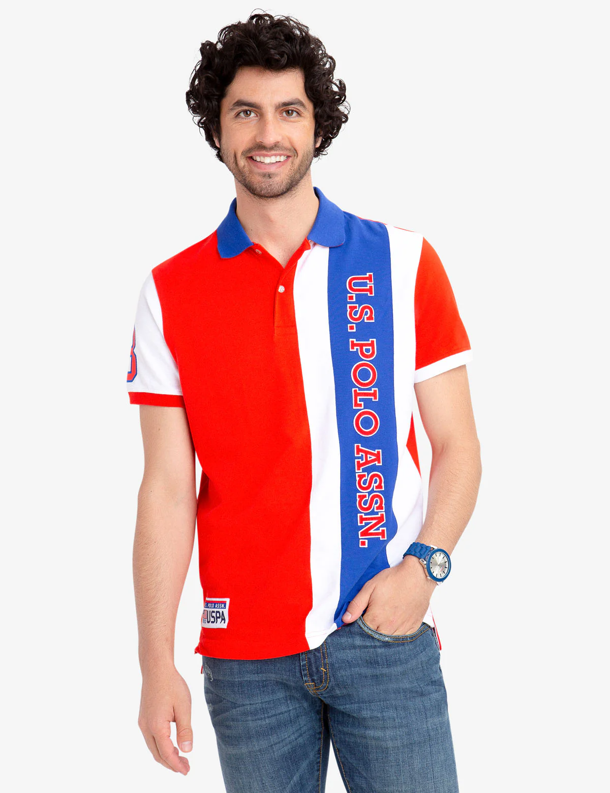 U.S. POLO ASSN. VERTICAL POLO SHIRT - Image 7