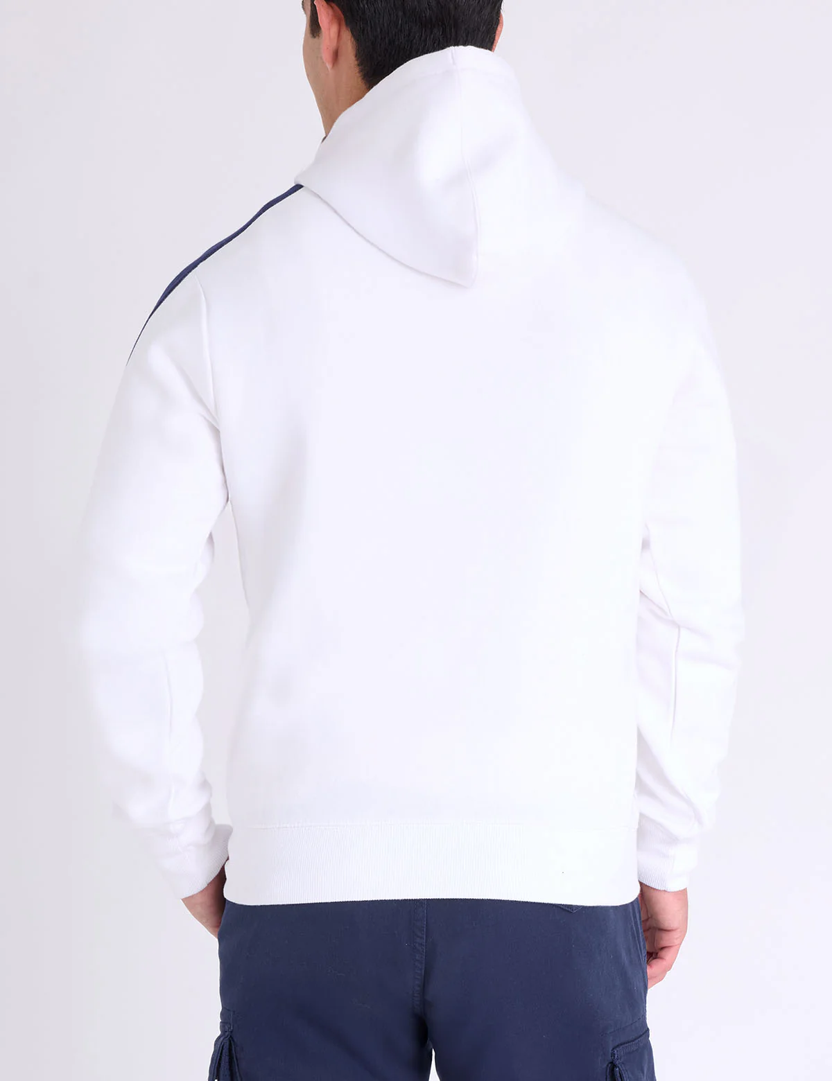 USA APPLIQUE COLOR BLOCK PULLOVER HOODIE - Image 10