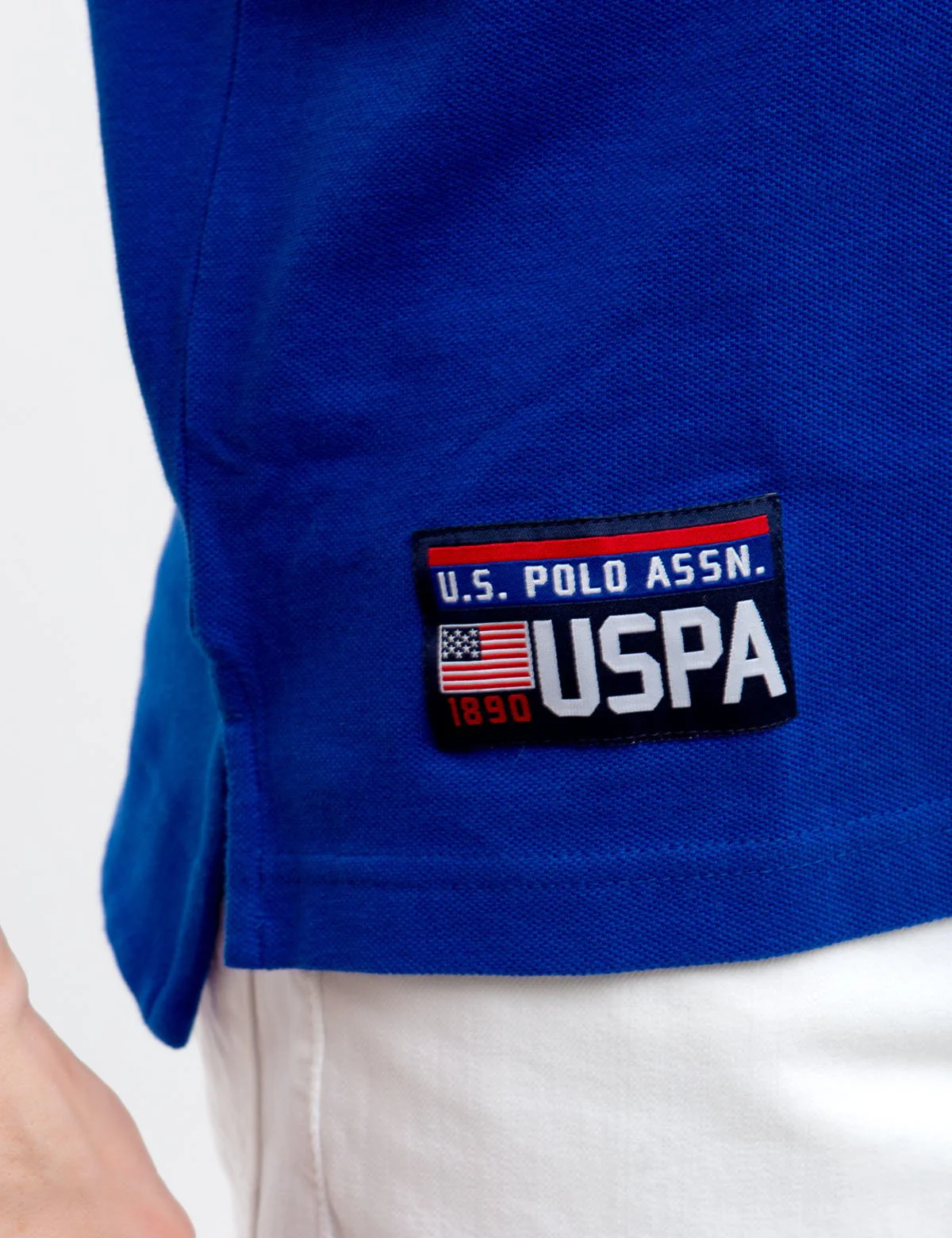 USA CHEST STRIPED POLO SHIRT - Image 12