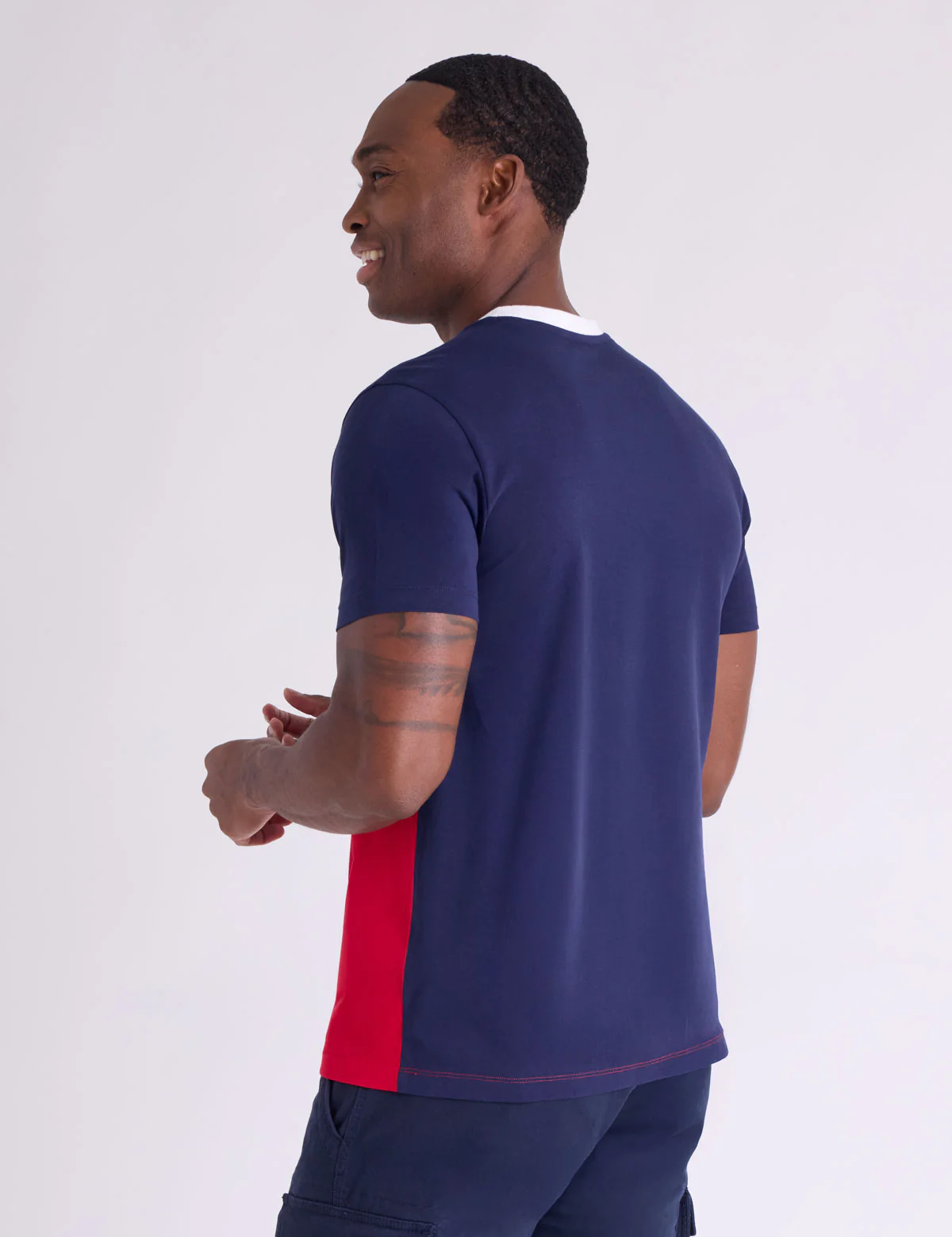USA COLORBLOCK AMERICANA JERSEY T-SHIRT - Image 4