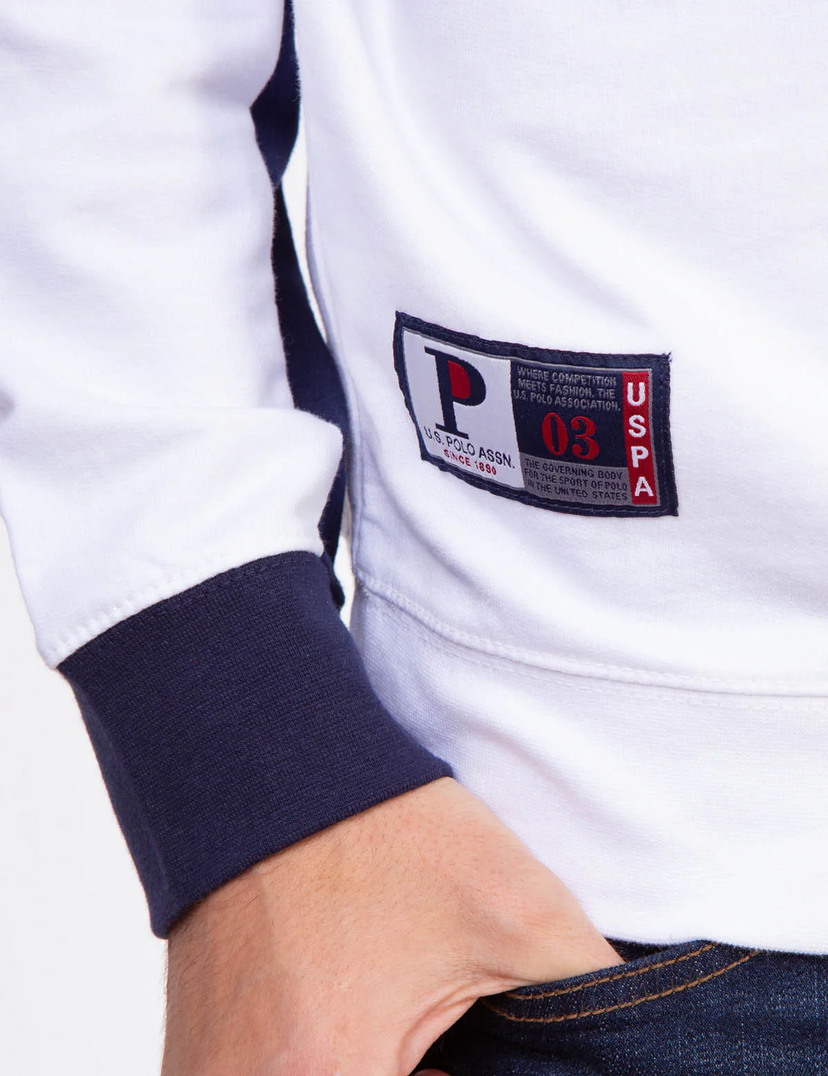 USA COLORBLOCK QUARTER ZIP PULLOVER - Image 7