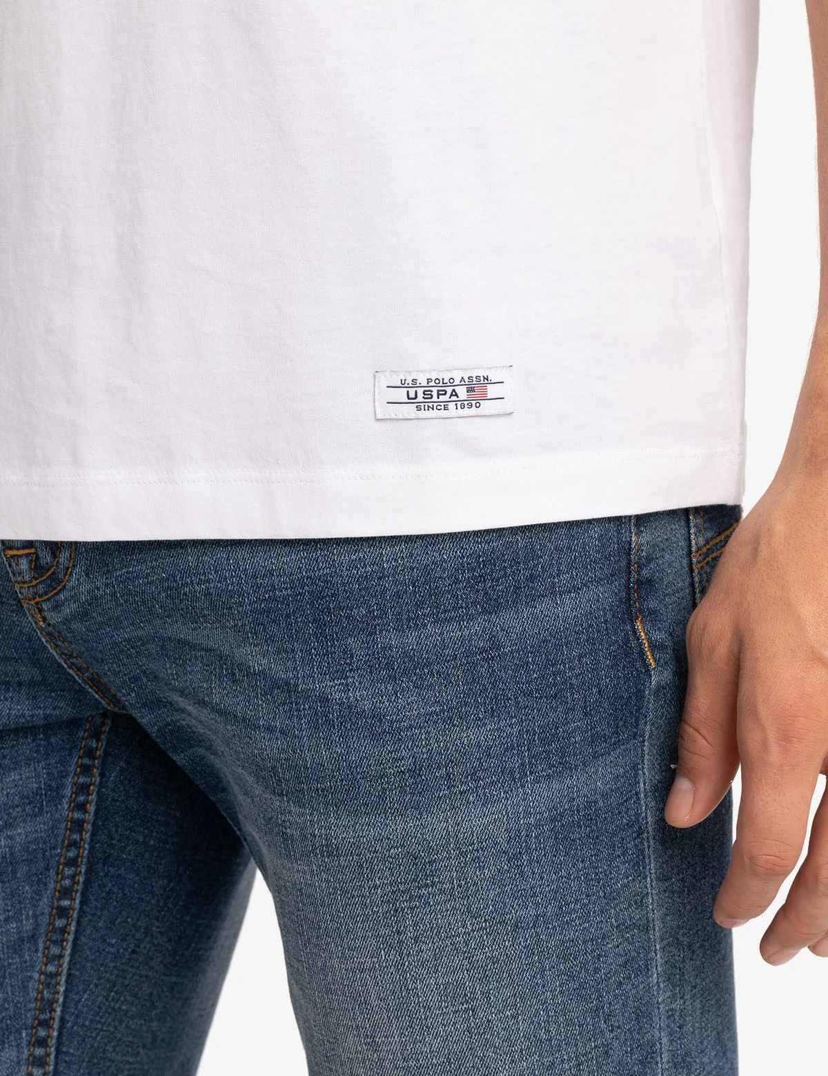 USA EMBOSSED PRINT JERSEY T-SHIRT - Image 7
