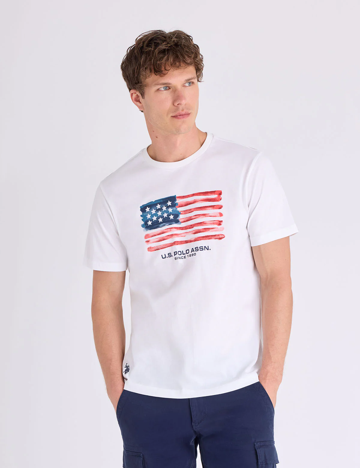 USA FLAG GRAPHIC PRINT T-SHIRT - Image 2