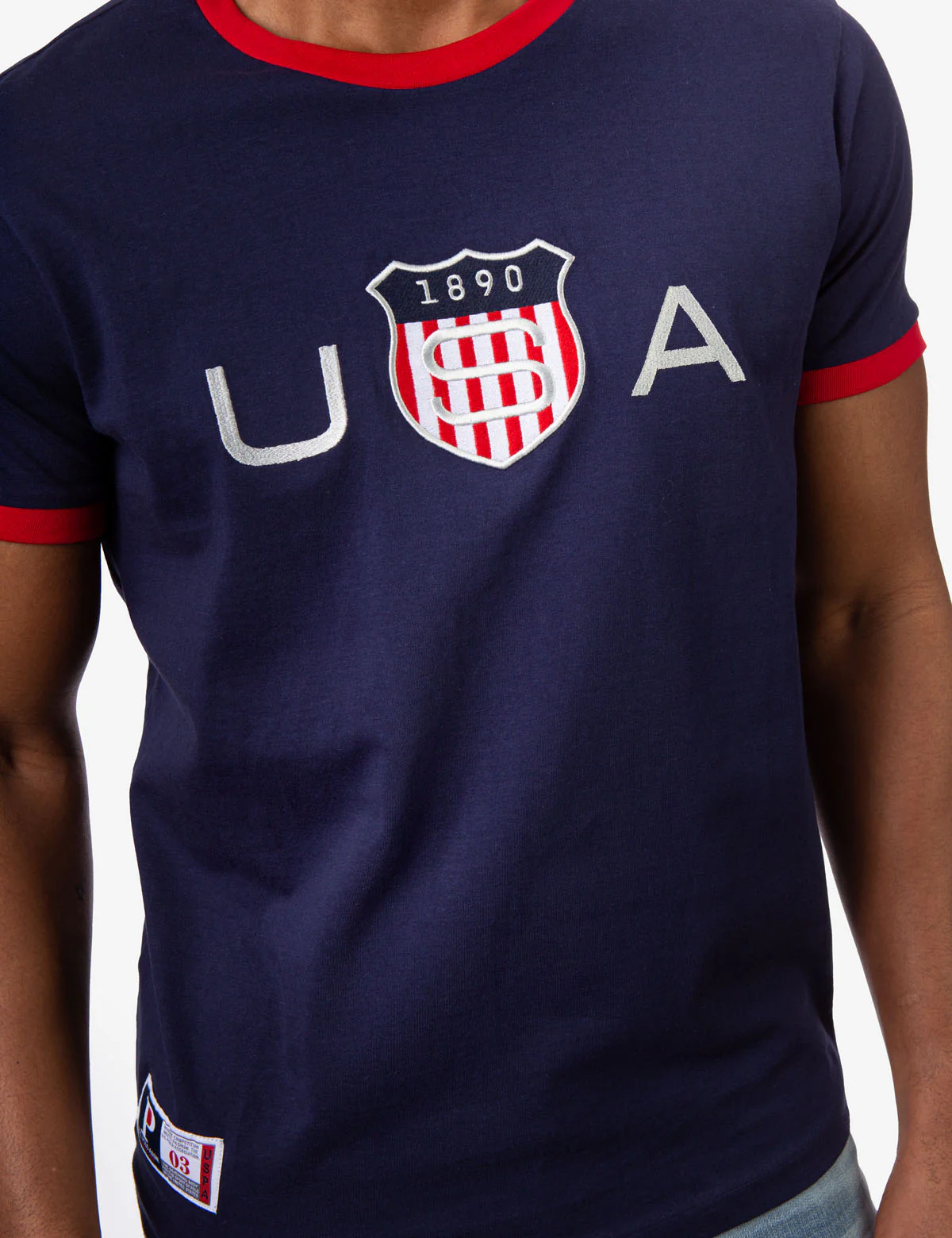 USA LOGO CREW NECK T-SHIRT - Image 10