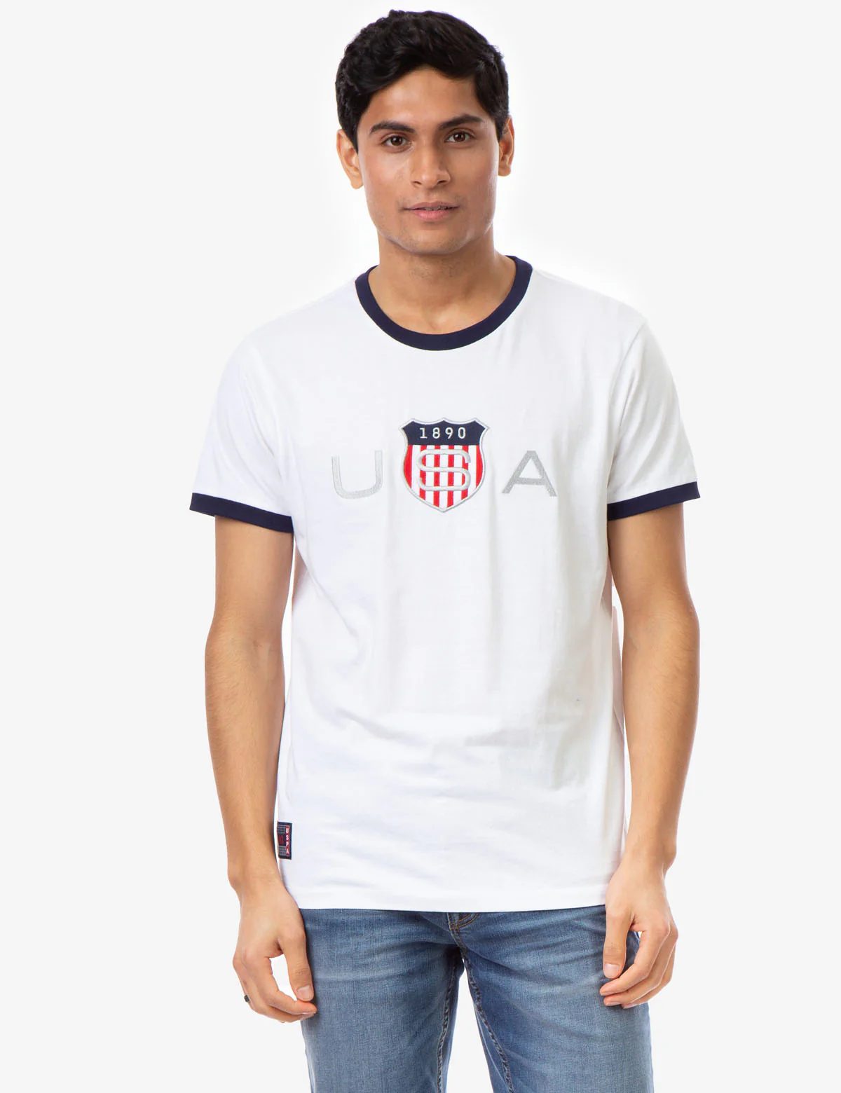 USA LOGO CREW NECK T-SHIRT - Image 11