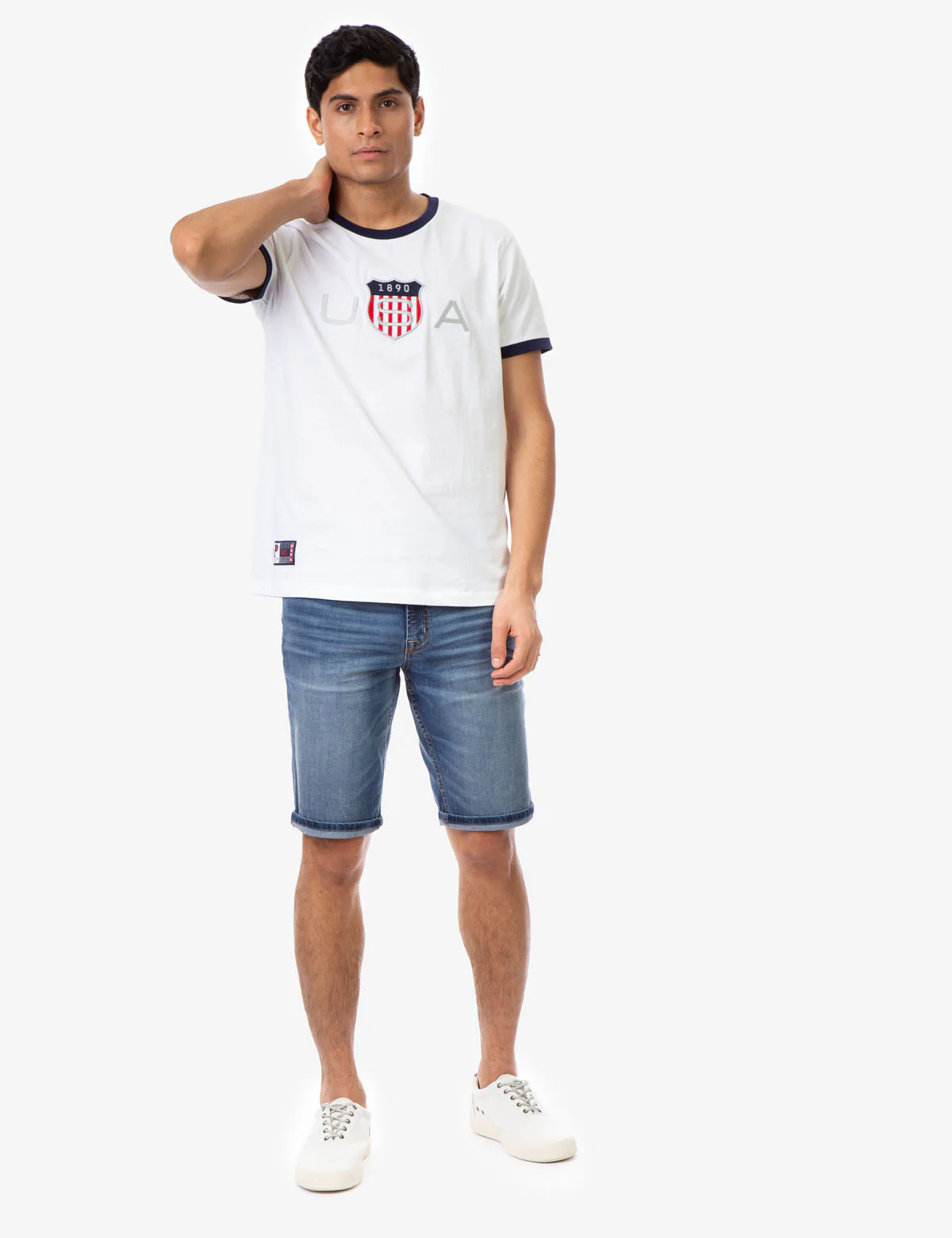 USA LOGO CREW NECK T-SHIRT - Image 12