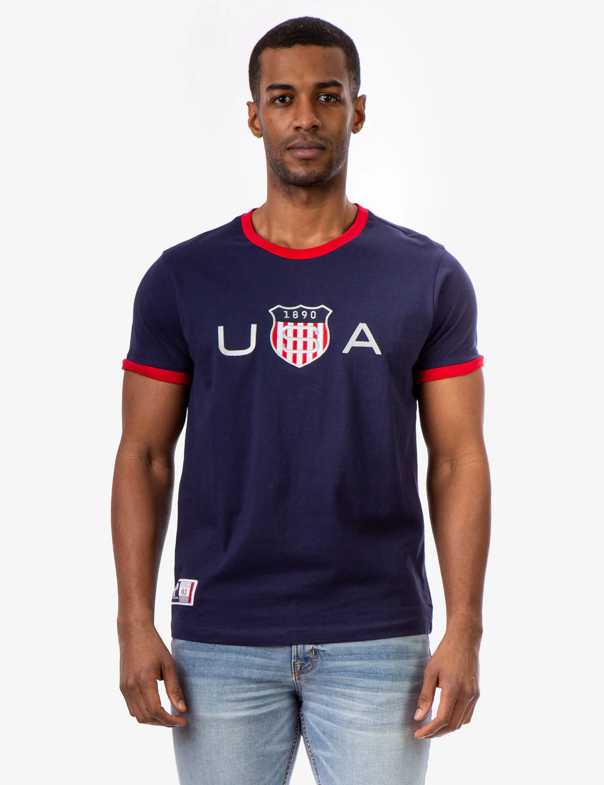 USA LOGO CREW NECK T-SHIRT - Image 7