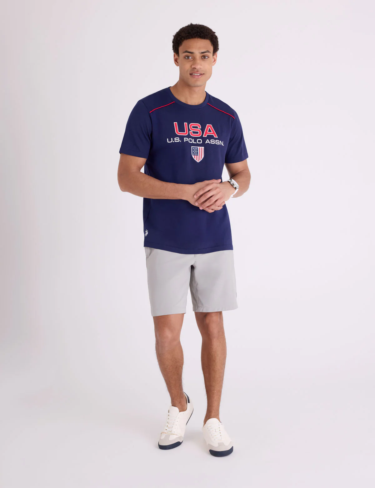 USA SHIELD PRINT T-SHIRT - Image 3