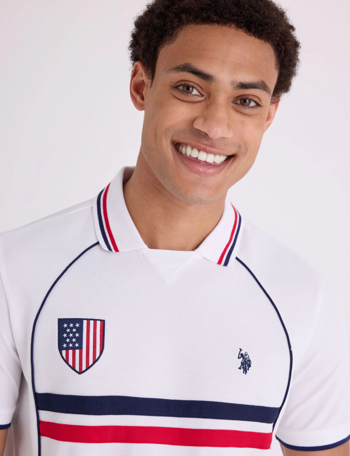 USA SHIELD PERFORMANCE PIQUE POLO SHIRT - Image 3