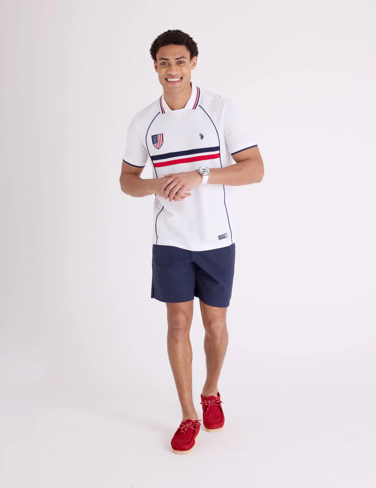 USA SHIELD PERFORMANCE PIQUE POLO SHIRT - Image 4