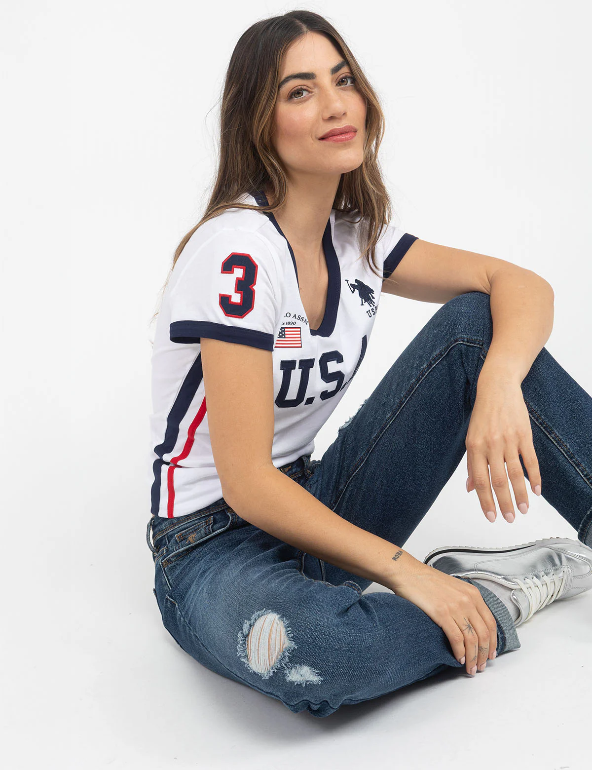 USA SIGNATURE STRIPE T-SHIRT - Image 5