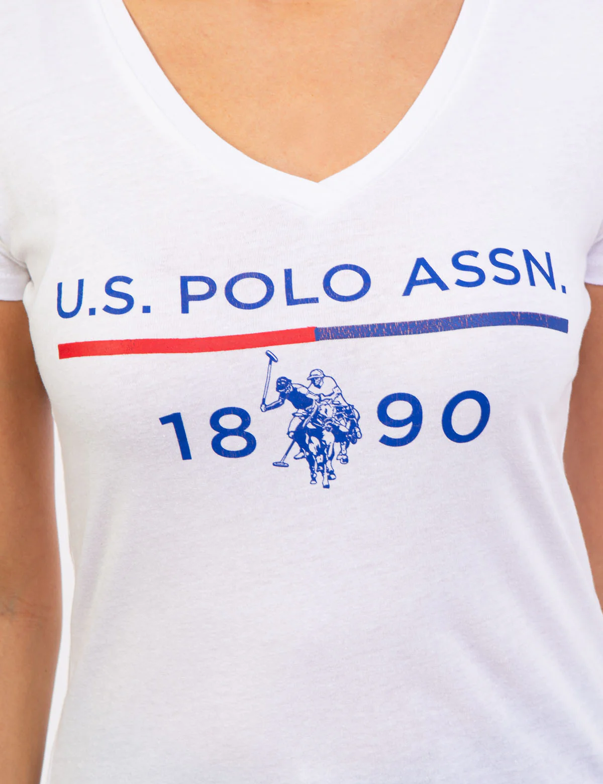 USPA 1890 LOGO V-NECK T-SHIRT - Image 10