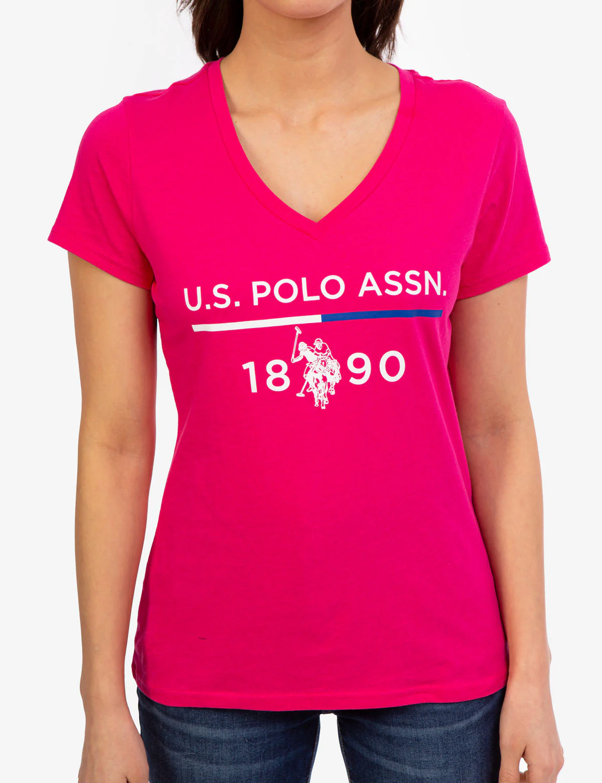 USPA 1890 LOGO V-NECK T-SHIRT - Image 15