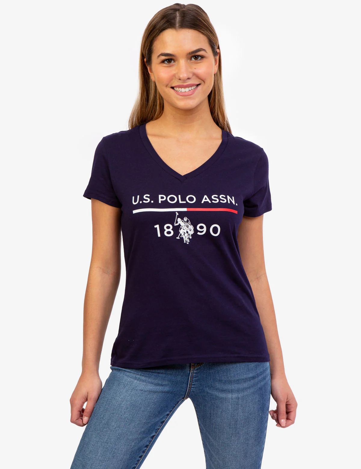 USPA 1890 LOGO V-NECK T-SHIRT - Image 16