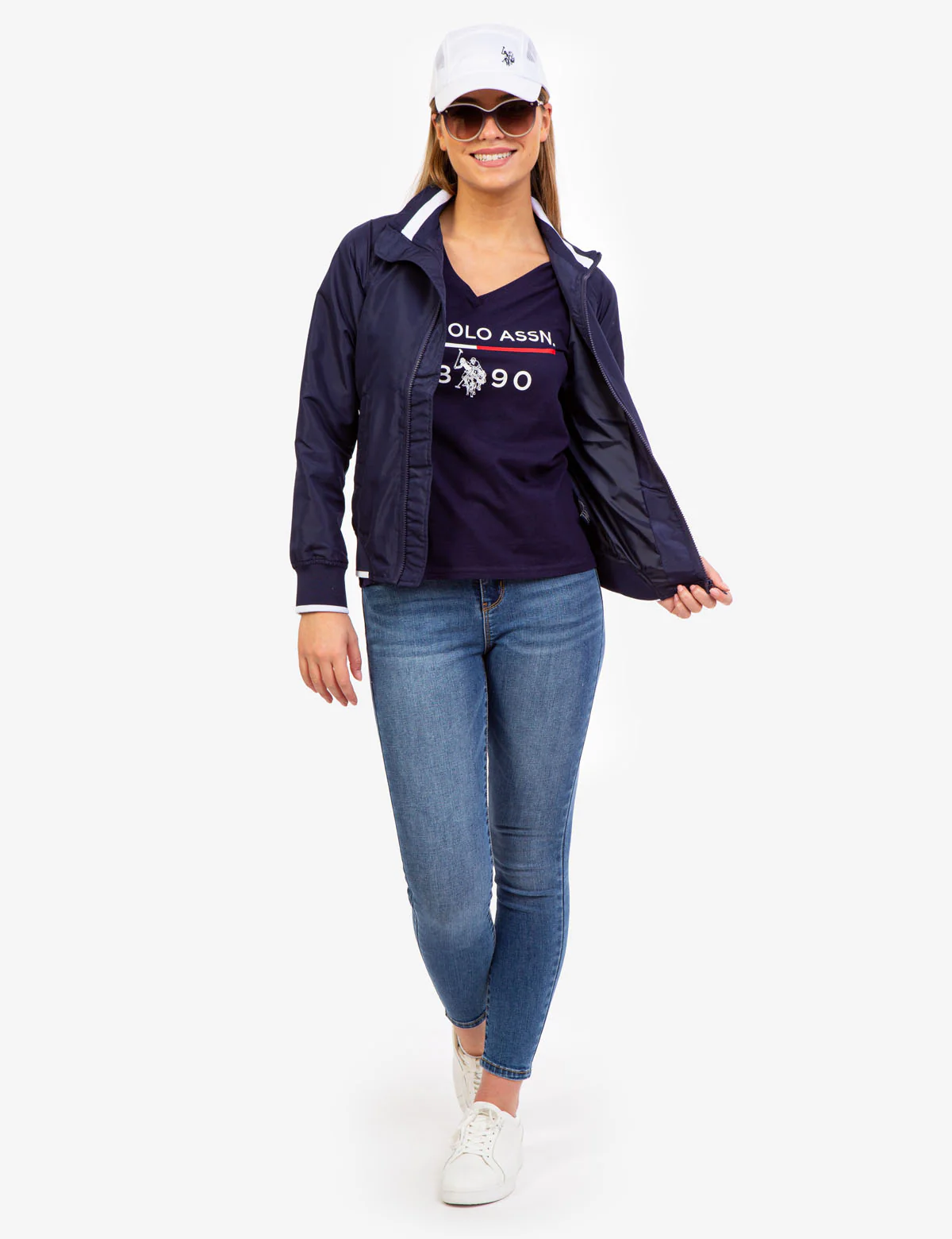 USPA 1890 LOGO V-NECK T-SHIRT - Image 17