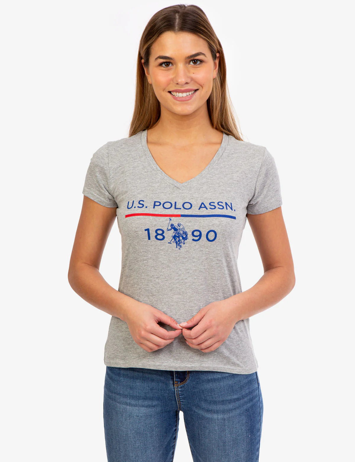 USPA 1890 LOGO V-NECK T-SHIRT - Image 18