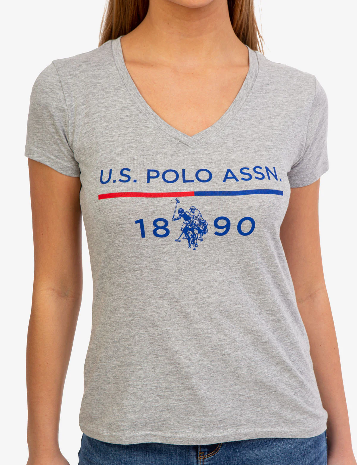 USPA 1890 LOGO V-NECK T-SHIRT - Image 22