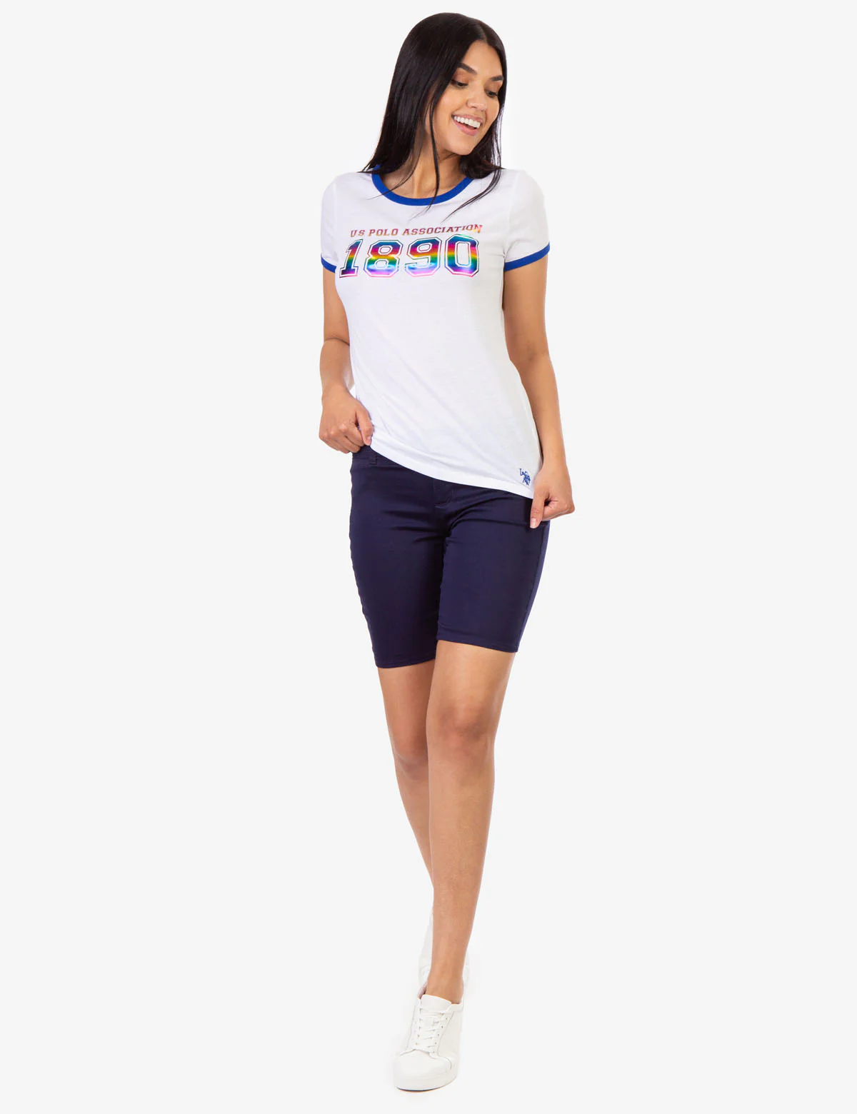 USPA 1890 RAINBOW GRAPHIC T-SHIRT - Image 2