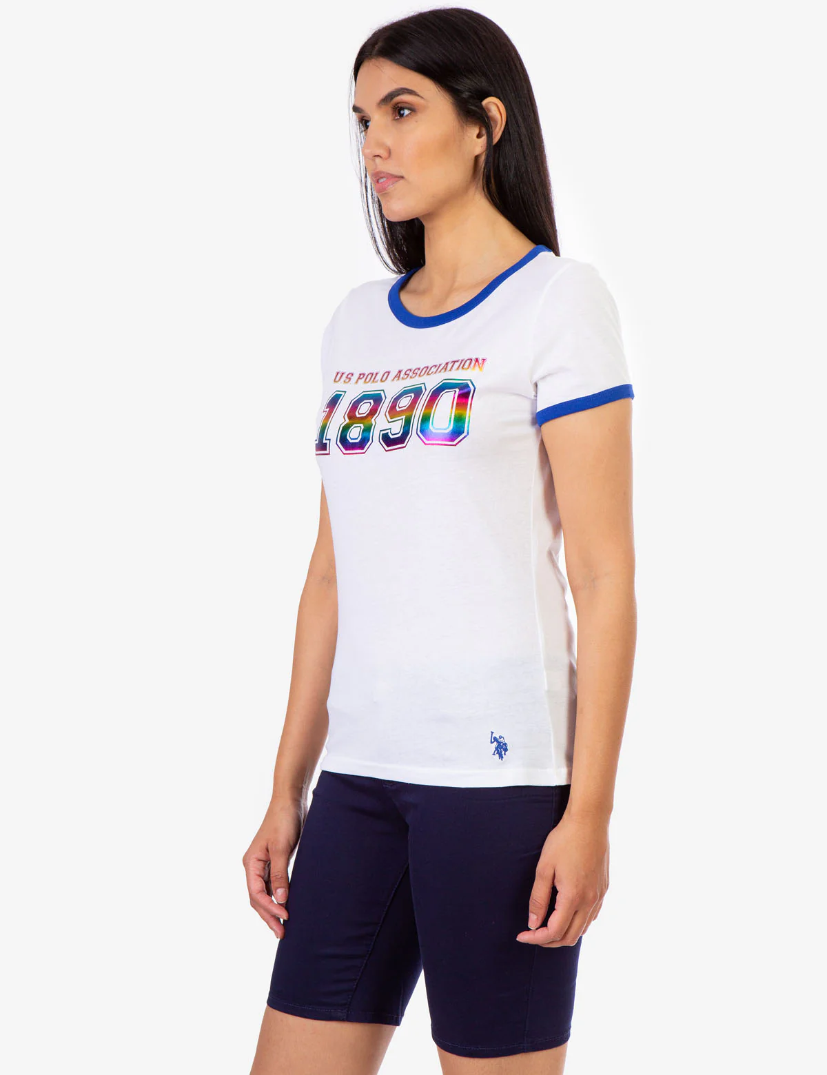 USPA 1890 RAINBOW GRAPHIC T-SHIRT - Image 3