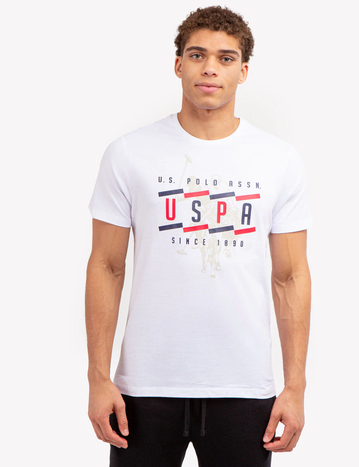 USPA BROKEN GRAPHIC JERSEY T-SHIRT