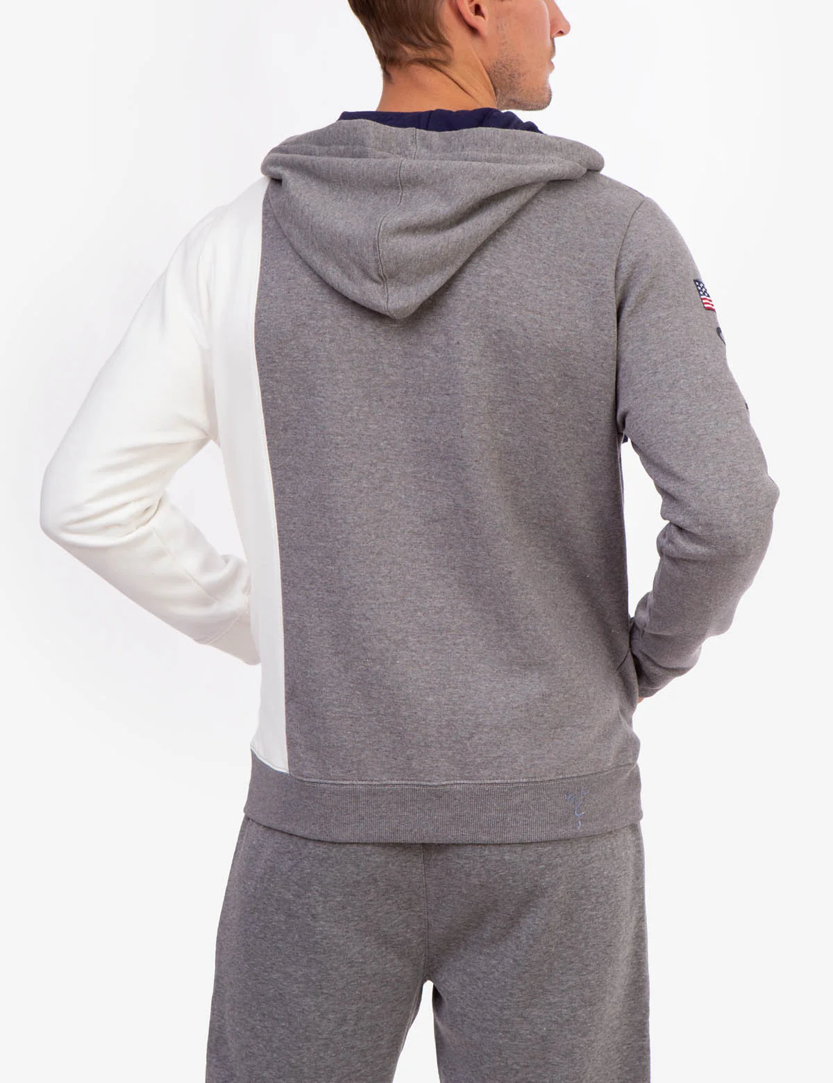 USPA COLORBLOCK FULL ZIP FLEECE HOODIE - Image 4
