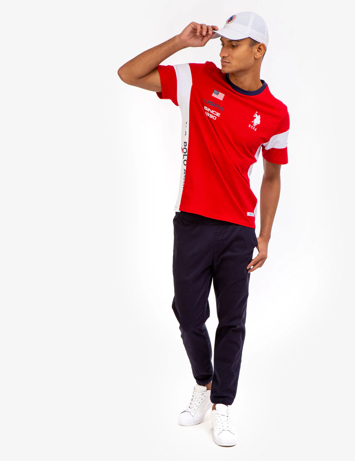 USPA COLORBLOCK JERSEY T-SHIRT