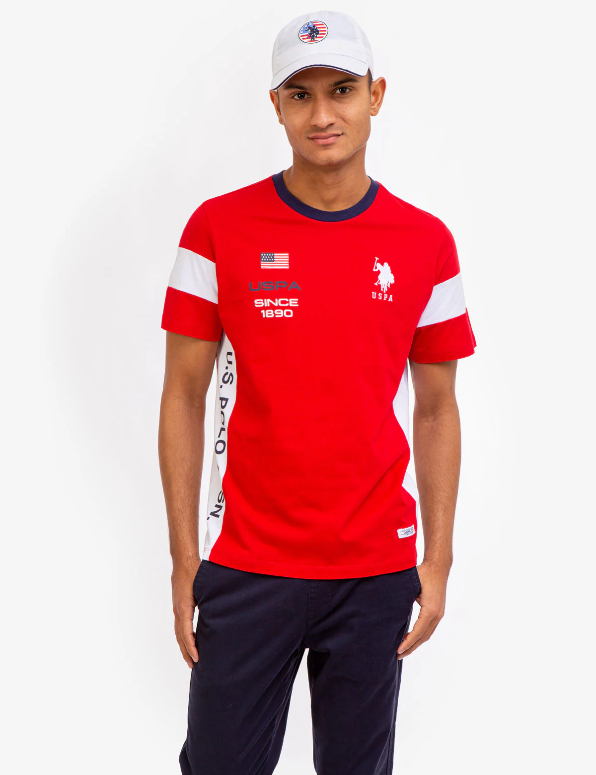 USPA COLORBLOCK JERSEY T-SHIRT - Image 2