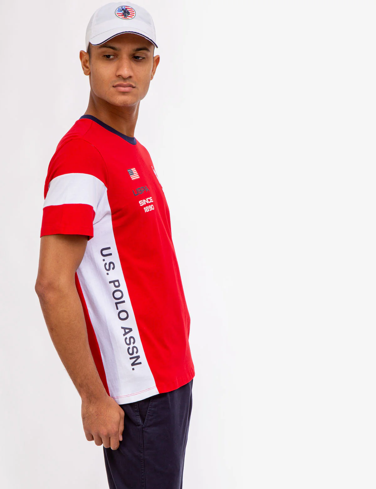 USPA COLORBLOCK JERSEY T-SHIRT - Image 3