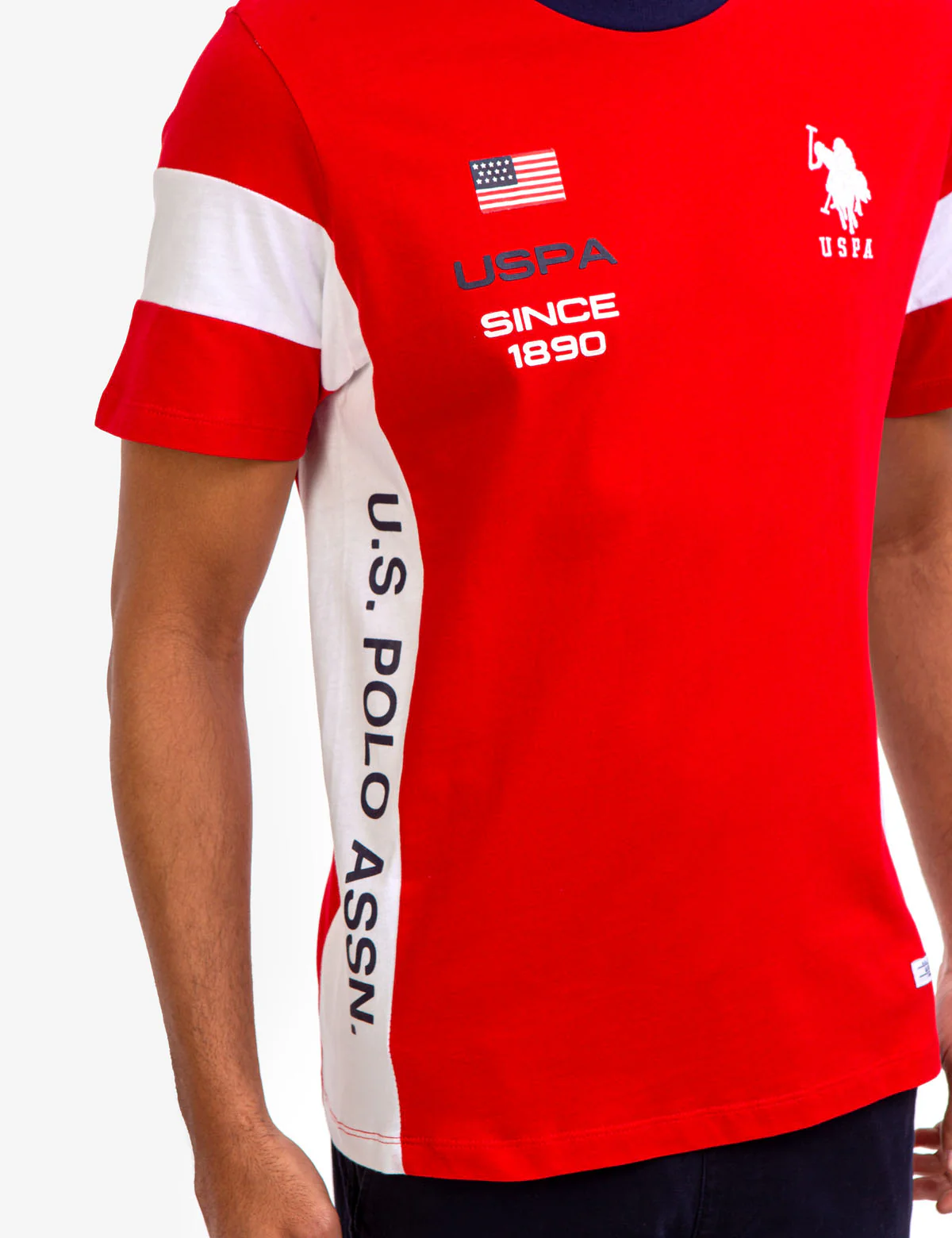 USPA COLORBLOCK JERSEY T-SHIRT - Image 5