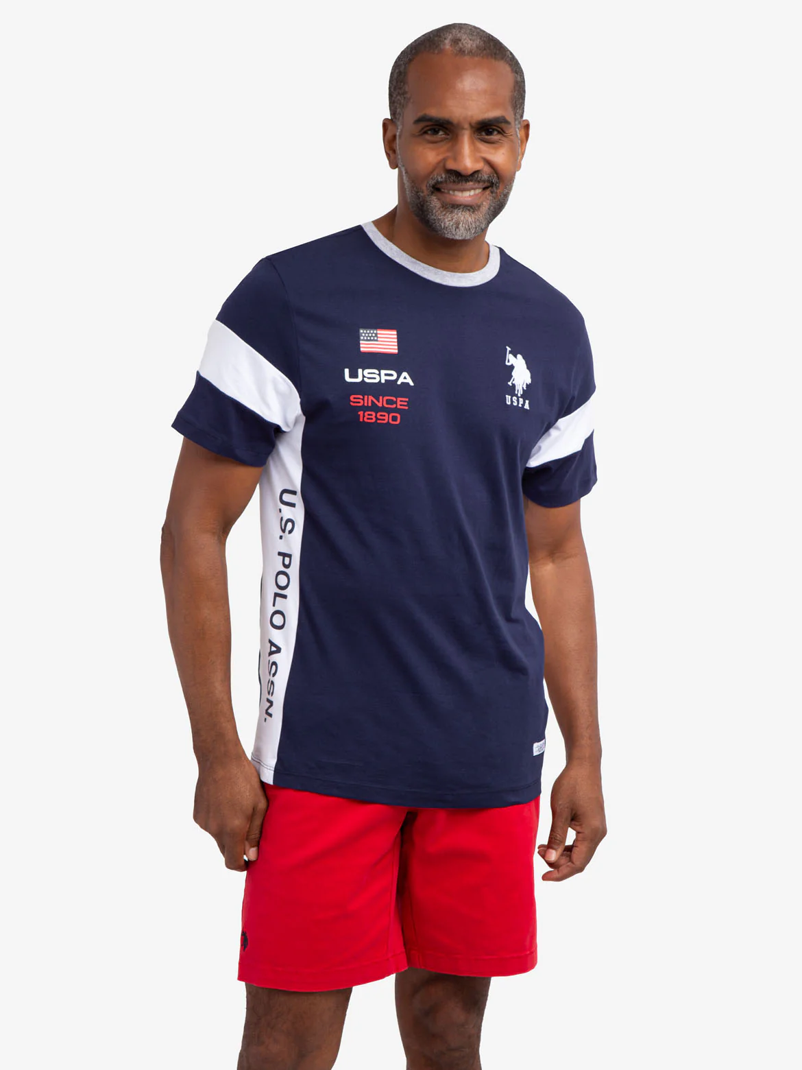USPA COLORBLOCK JERSEY T-SHIRT - Image 7