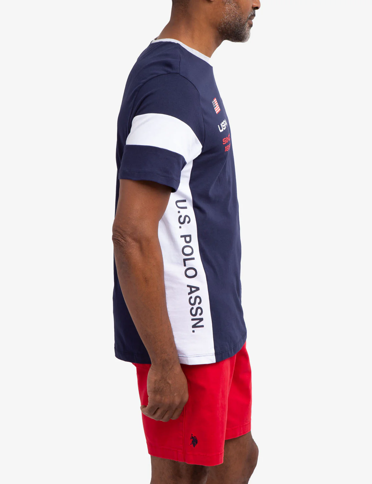 USPA COLORBLOCK JERSEY T-SHIRT - Image 8