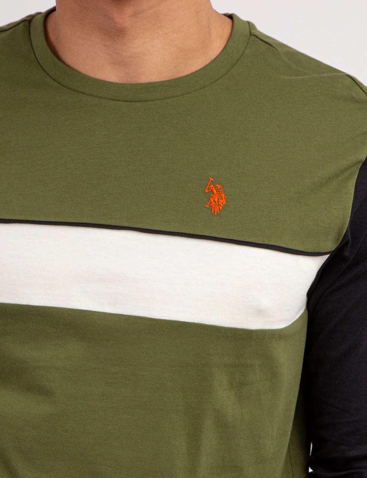 USPA COLORBLOCK LONG SLEEVE T-SHIRT - Image 3