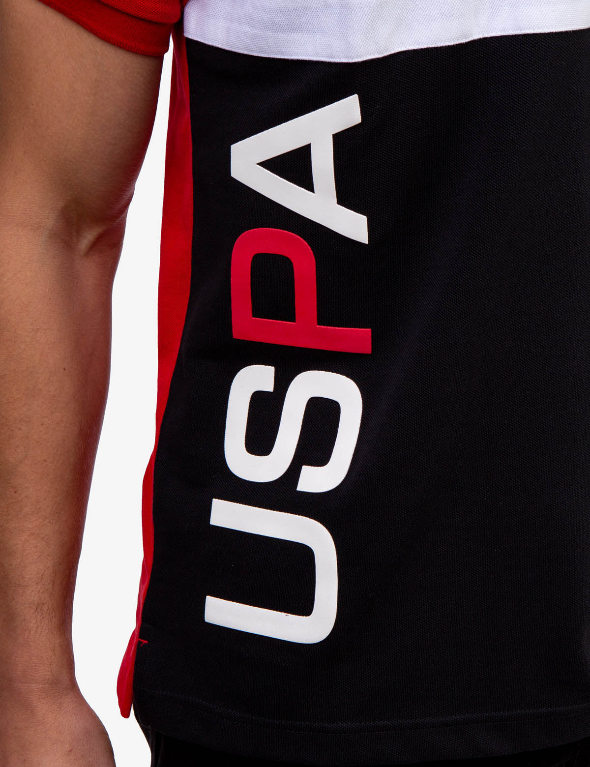 USPA COLORBLOCK PIECED POLO SHIRT - Image 10
