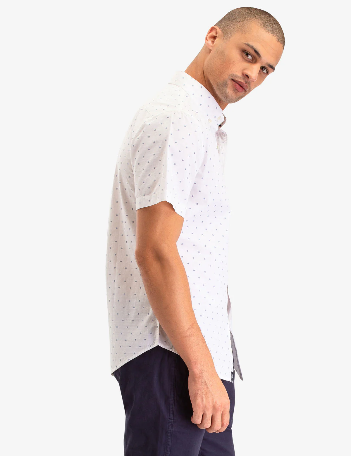 USPA DOT PRINT SHORT SLEEVE SHIRT - Image 3