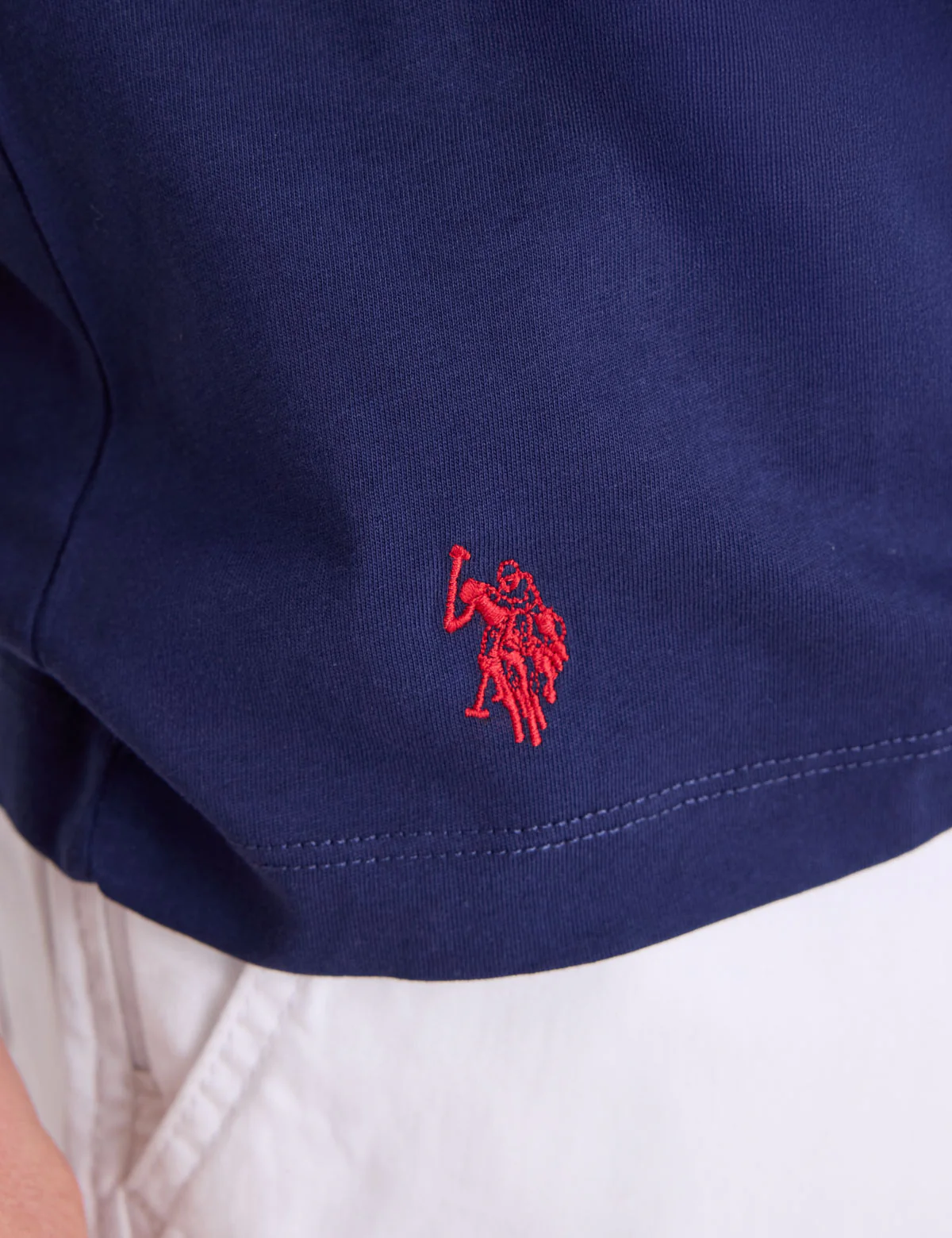 USPA EMBOSSED WORDMARK JERSEY T-SHIRT - Image 3