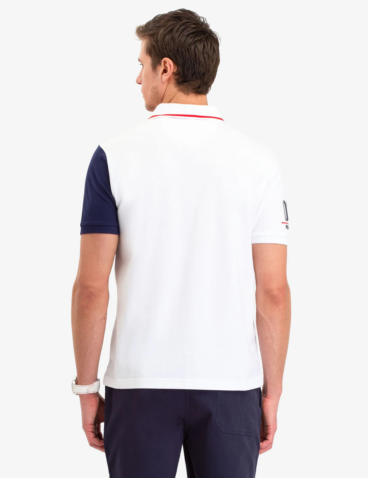 USPA FLAG VERTICAL STRIPE POLO SHIRT - Image 4