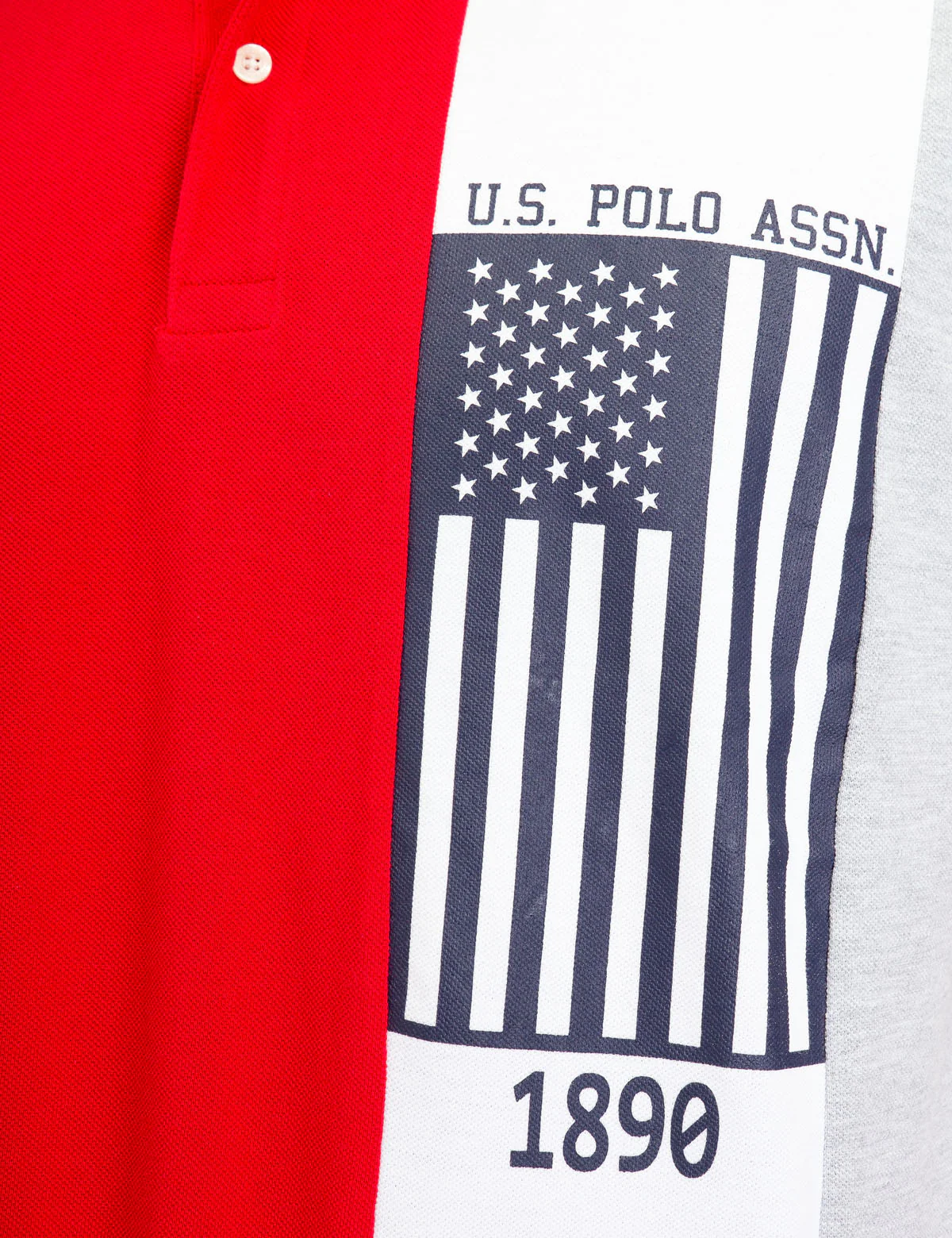 USPA FLAG VERTICAL STRIPE POLO SHIRT - Image 9