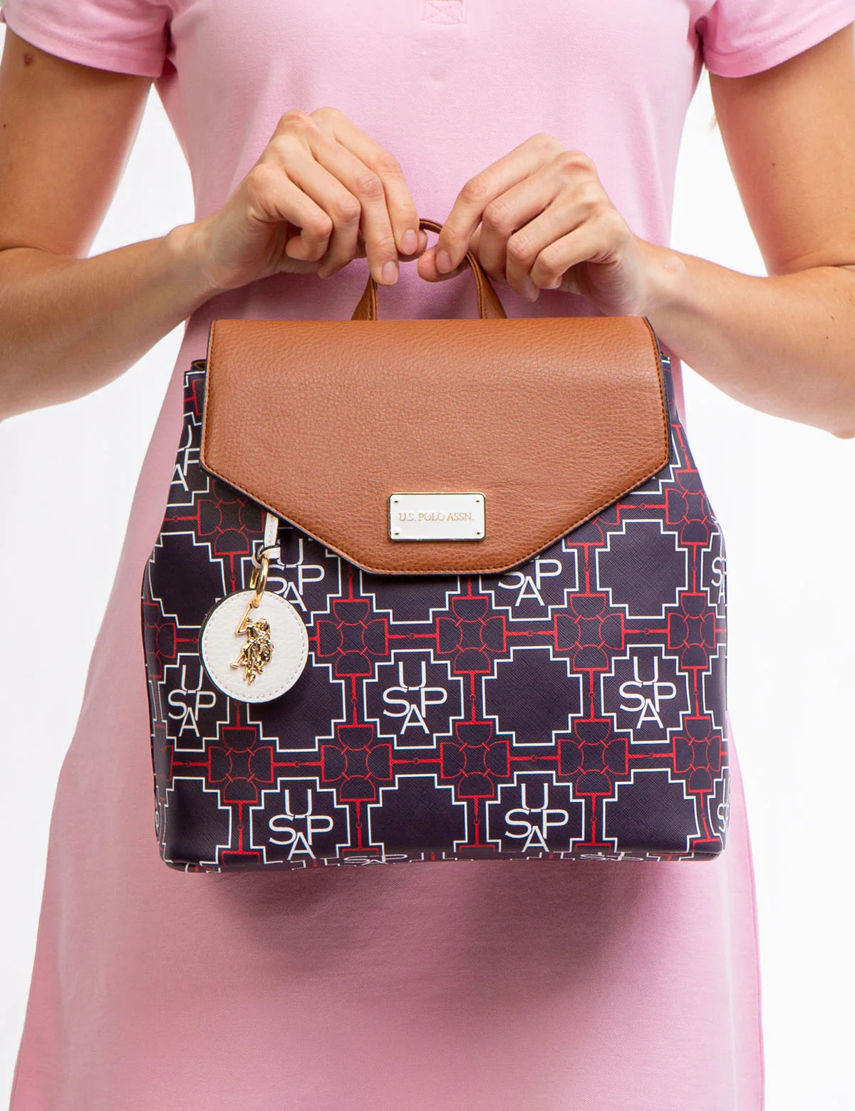 USPA GEOMETRIC PRINT BACKPACK - Image 6