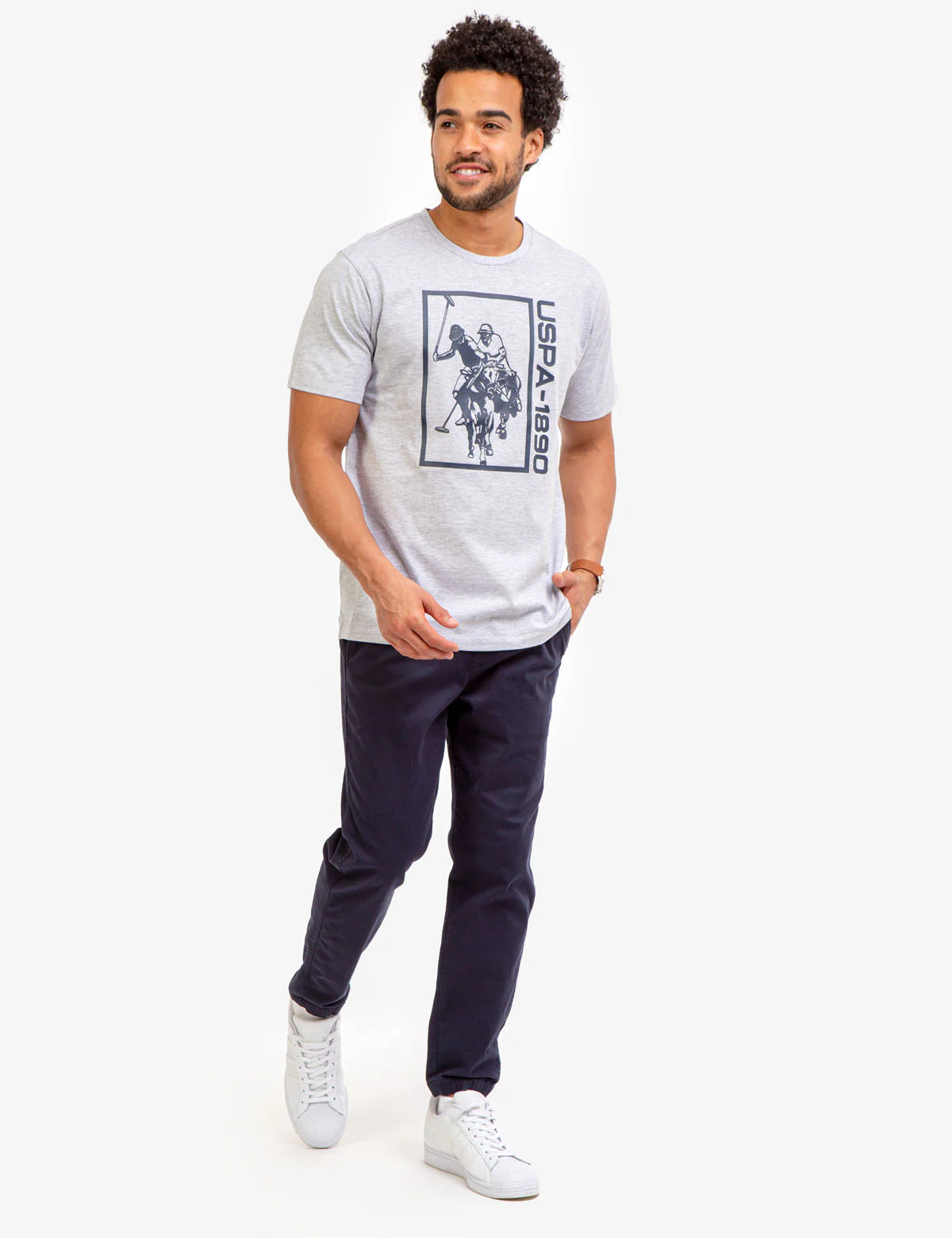 USPA GRAPHIC LOGO JERSEY T-SHIRT - Image 12