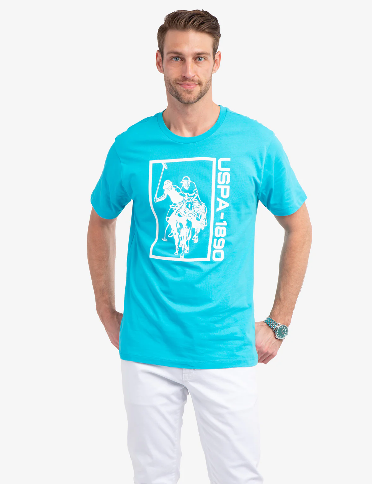 USPA GRAPHIC LOGO JERSEY T-SHIRT - Image 7
